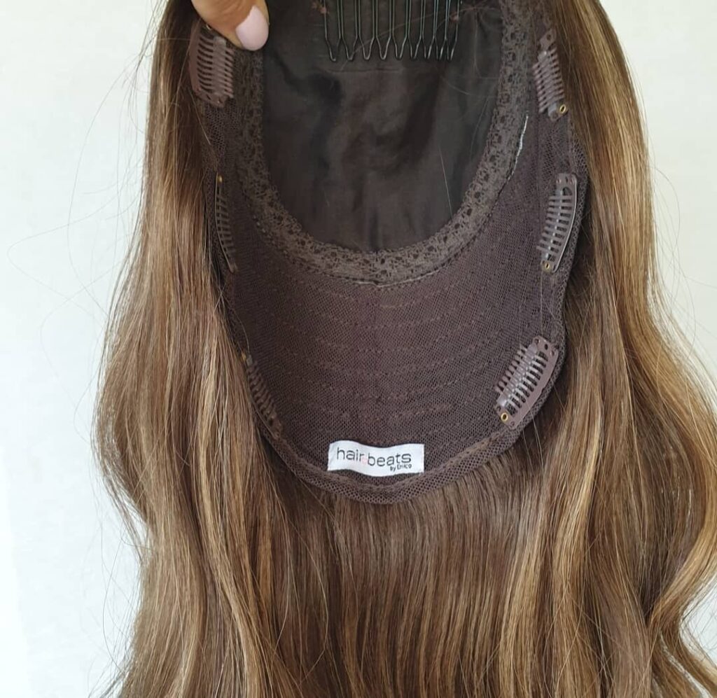 Hair Topper with clips
