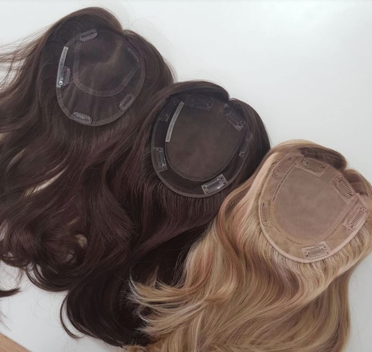 human hair topper