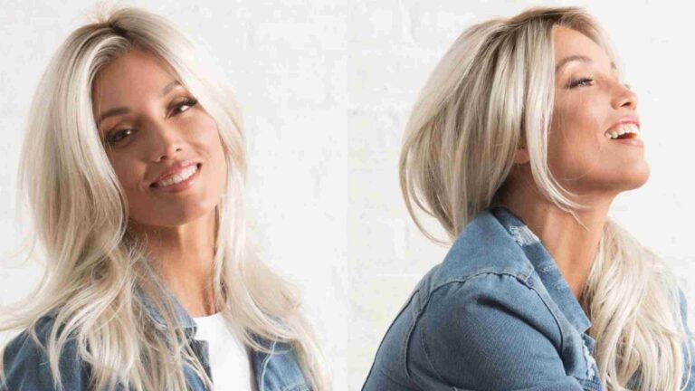 Synthetic blonde wigs