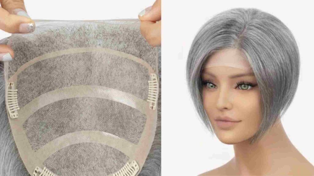 Gray Hair Toppers, Salt and pepper hair toppers